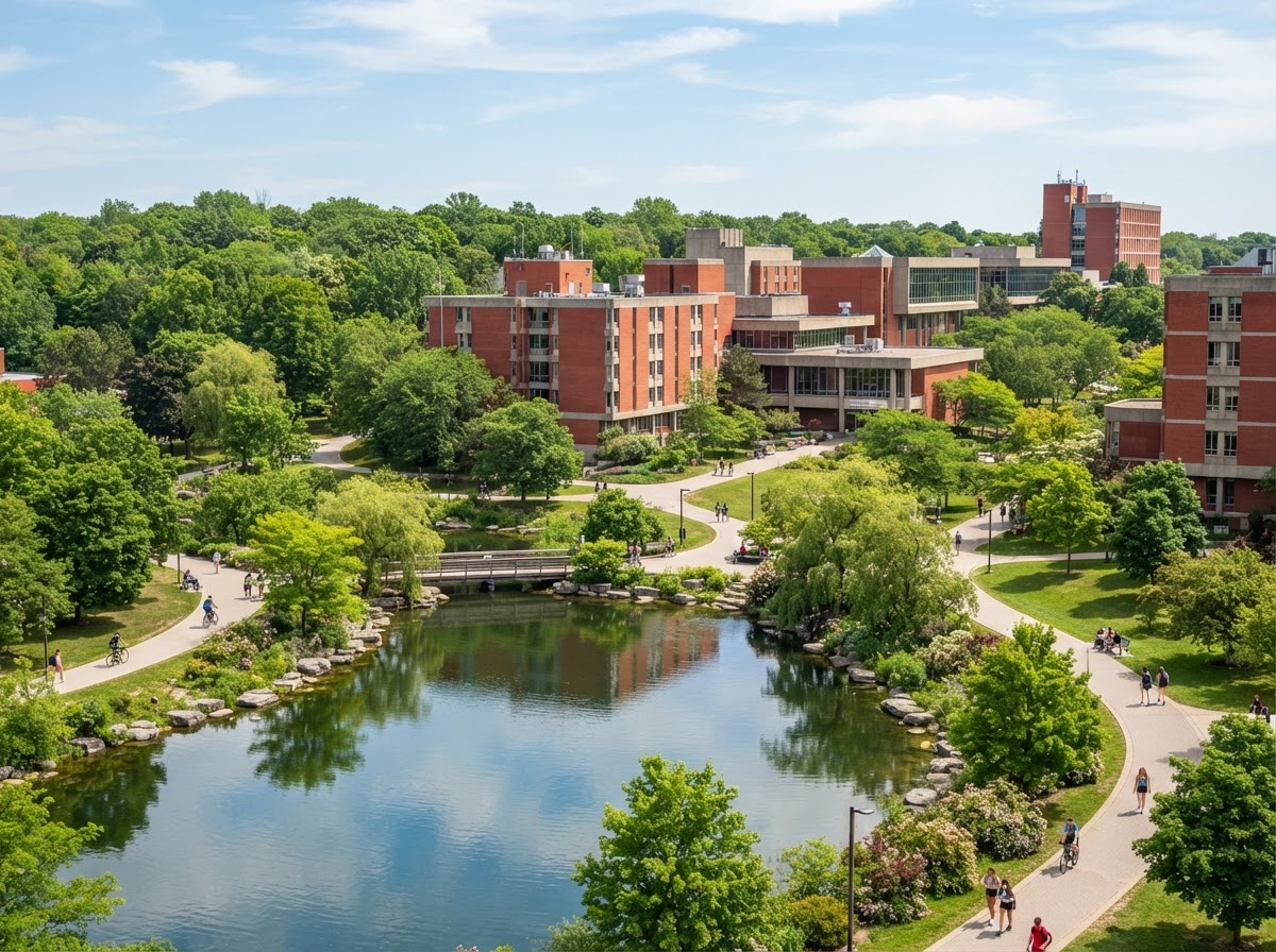 Brock University campus in St. Catharines, ON