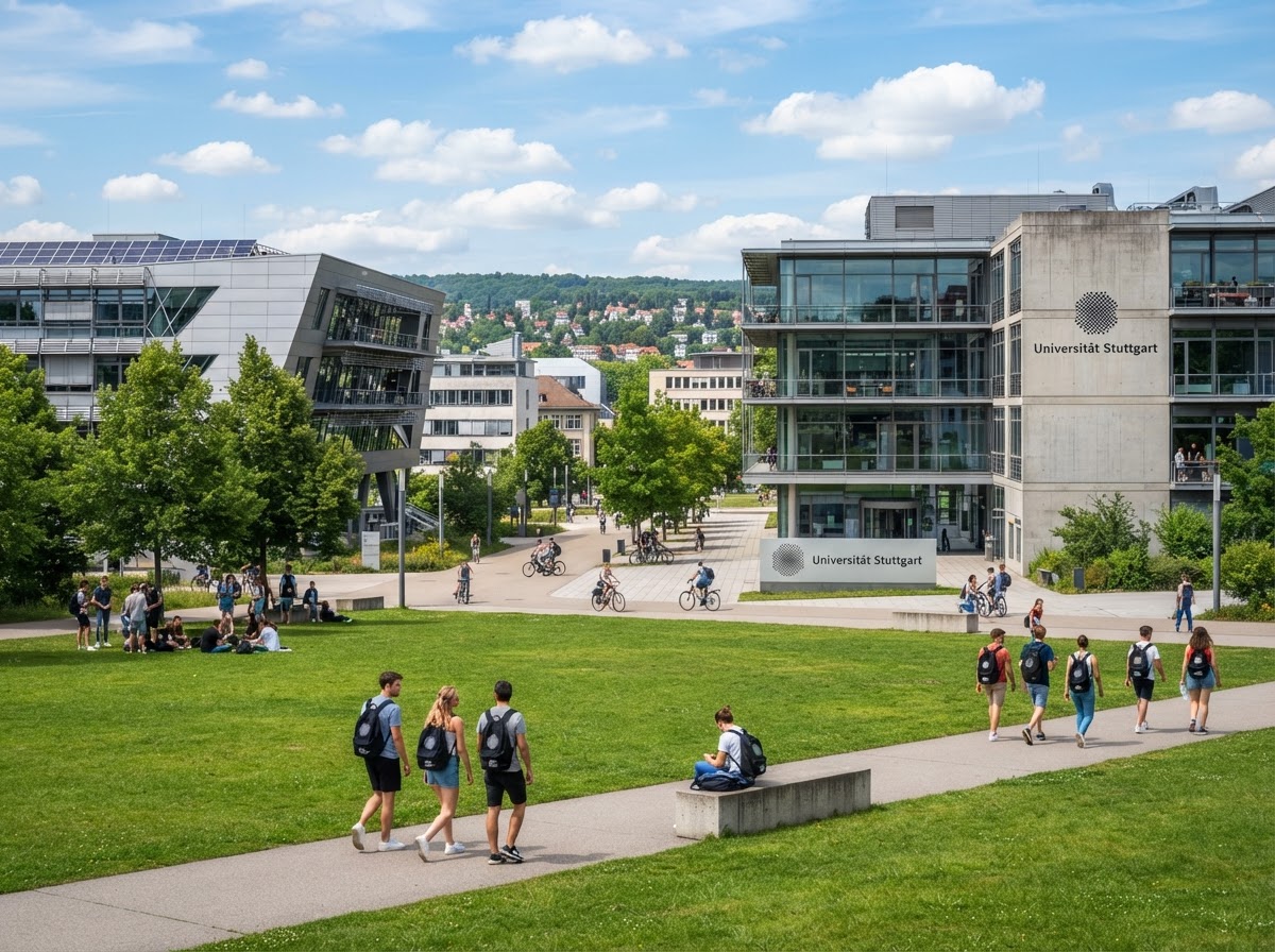 University of Stuttgart campus in Stuttgart, Germany