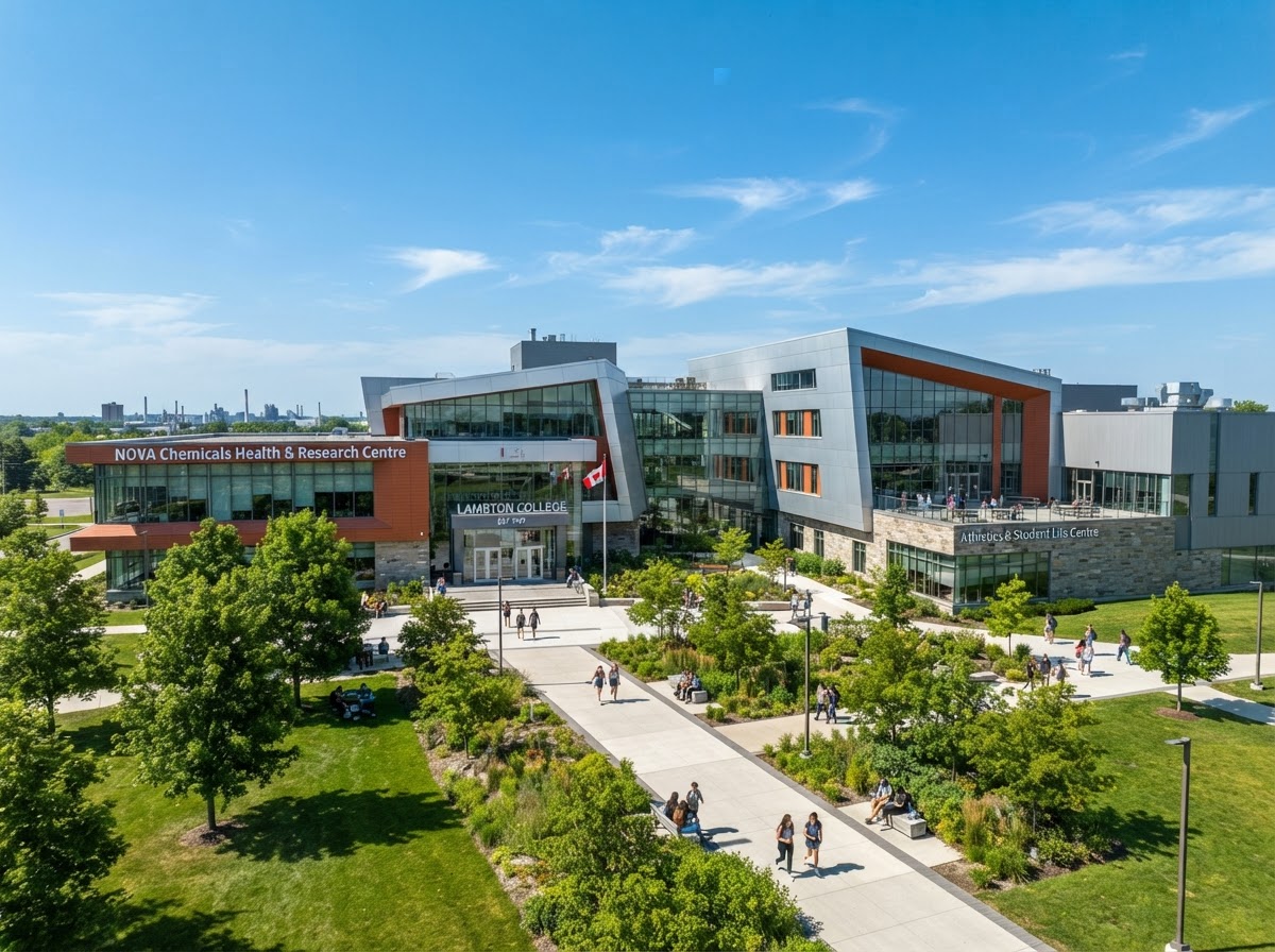 Lambton College campus in Sarnia, ON