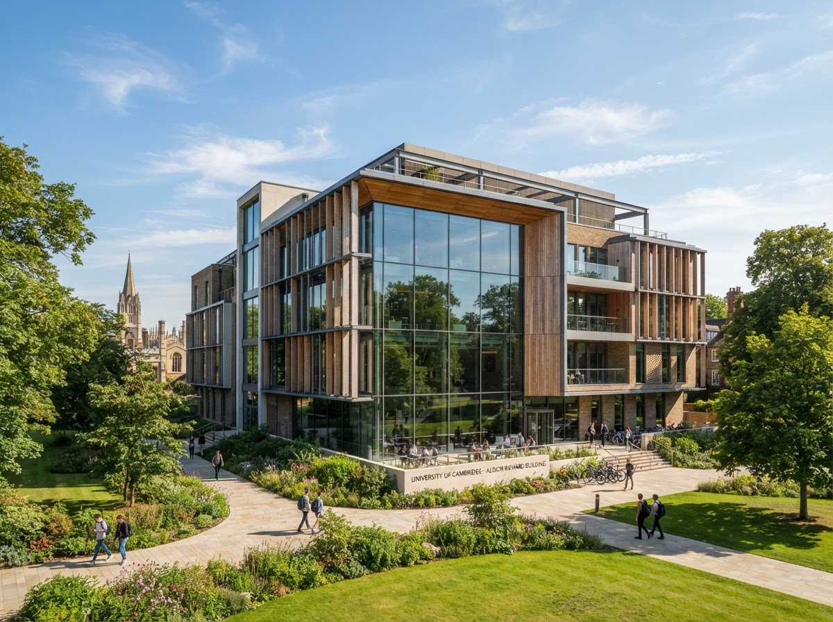 Anglia Ruskin University campus in Cambridge, UK
