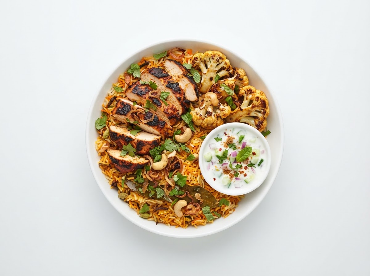 High Protein Biryani