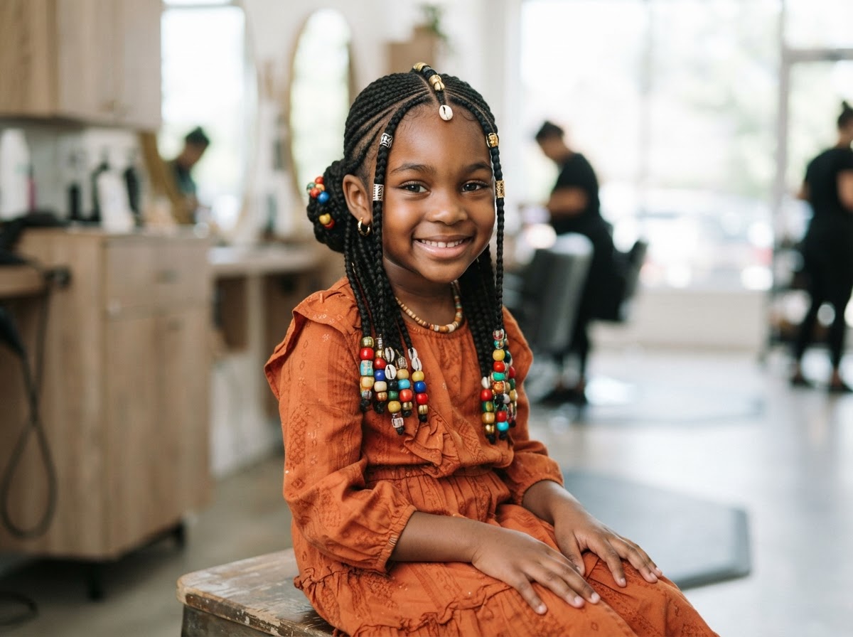 Kids' Fulani Braids