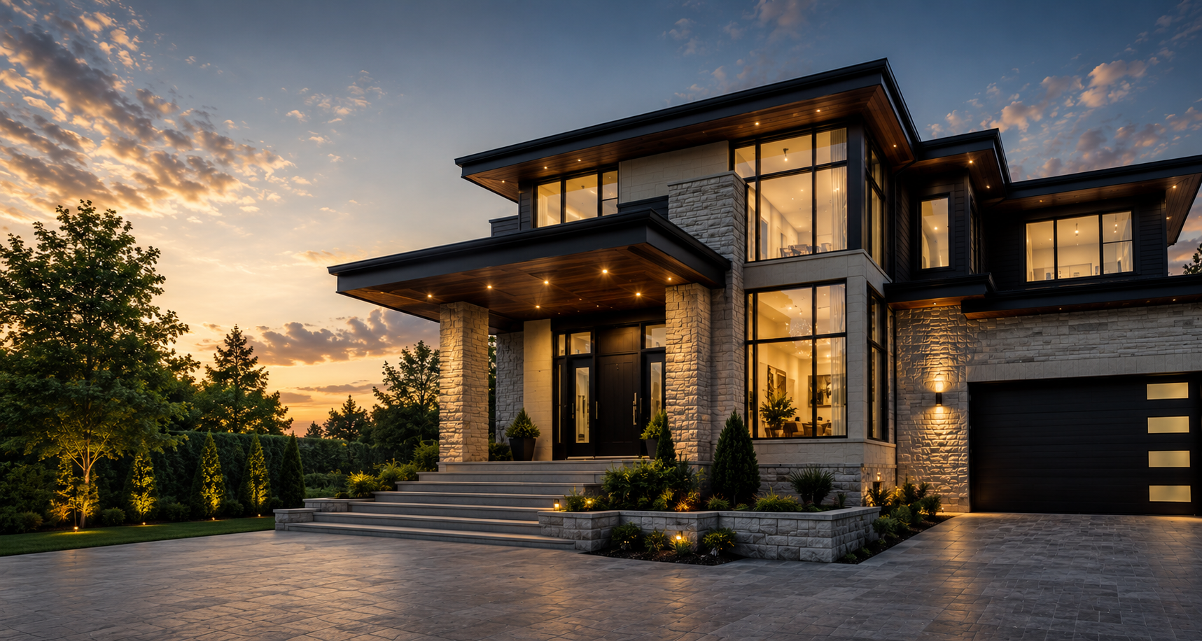 Modern luxury home construction and contracting by Prince Contracting LLC