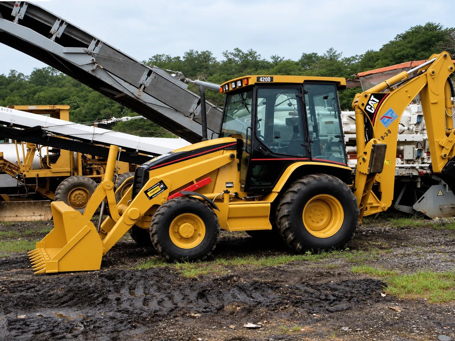Retroexcavadora Caterpillar 420D