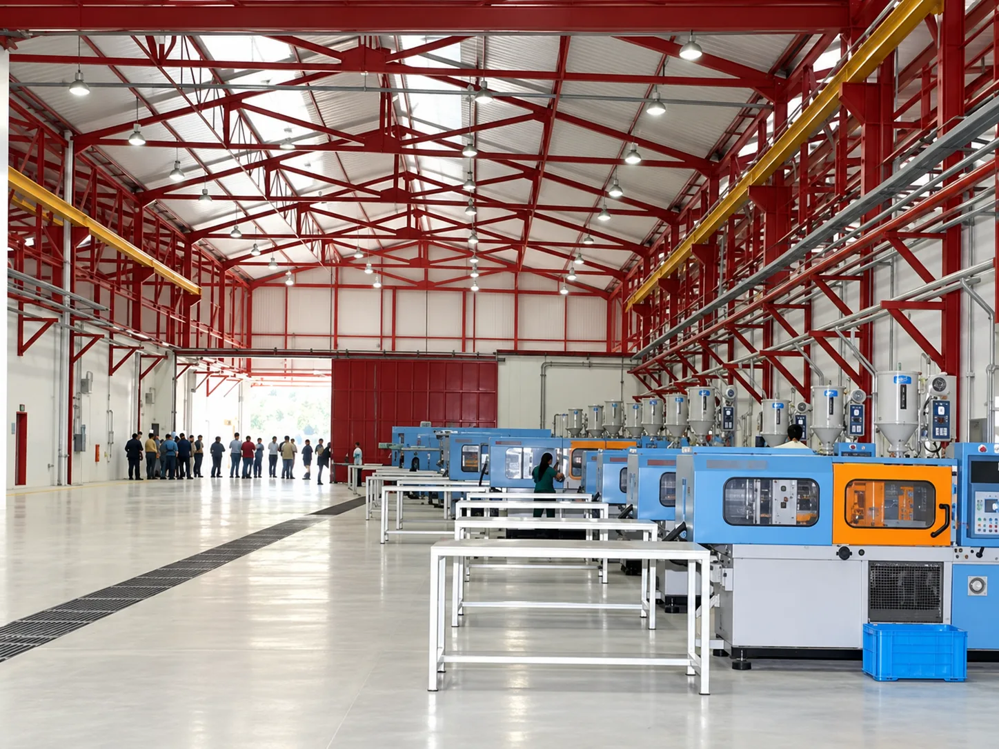 Complejo Industrial Procesador de Plástico — Módulos de Inyección M6, M7, M8, M9 y M10