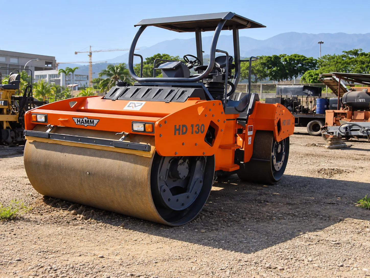 Rodillo Tándem de Asfalto Hamm HD 130
