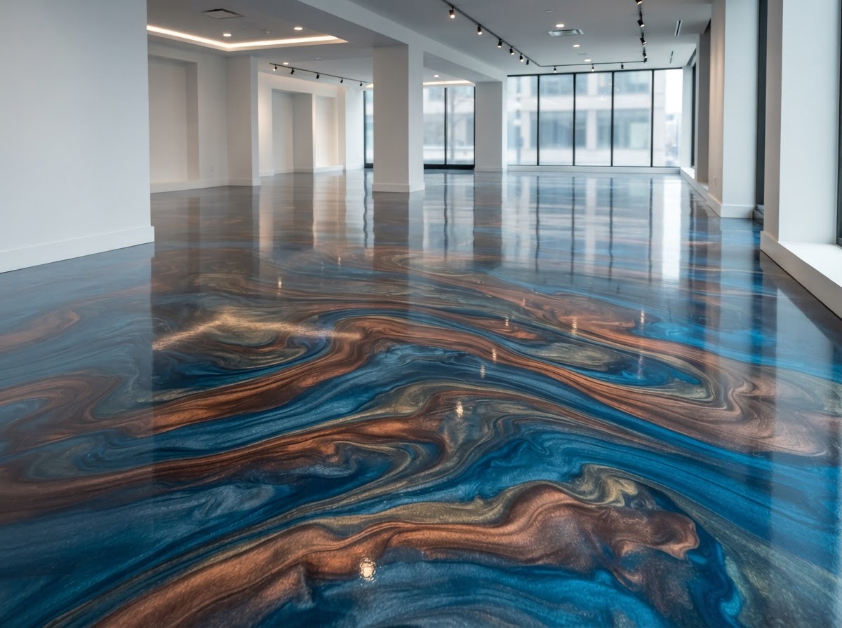 Metallic Epoxy Systems example 2 — accurate representation
