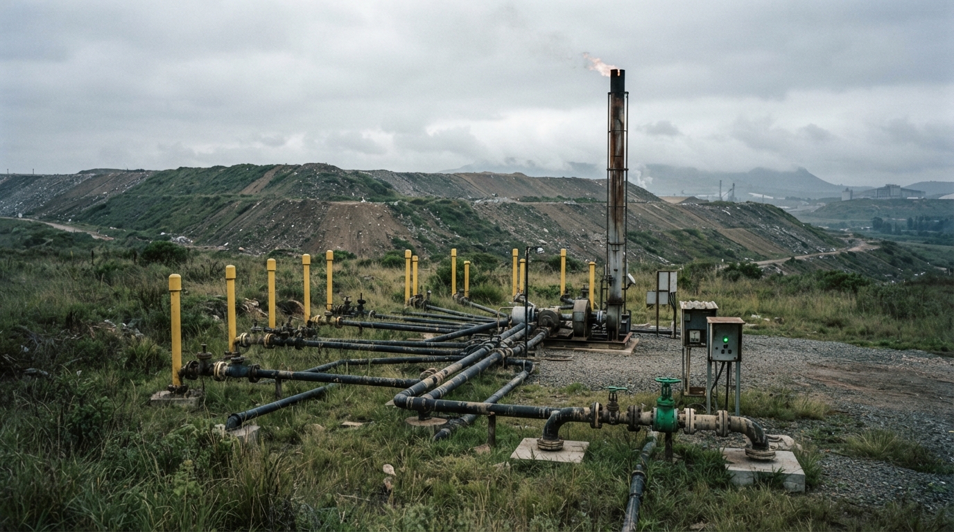 Landfill gas capture system