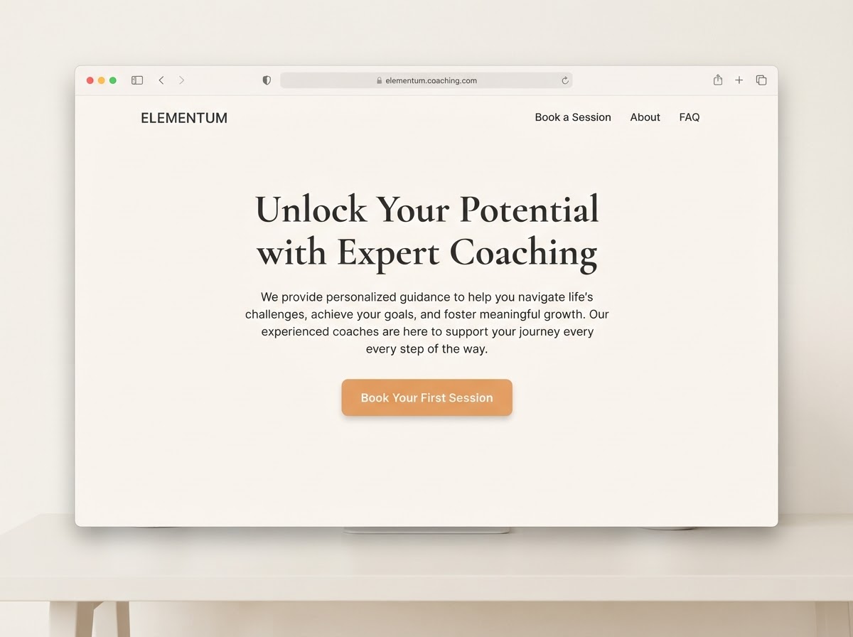 Landing page