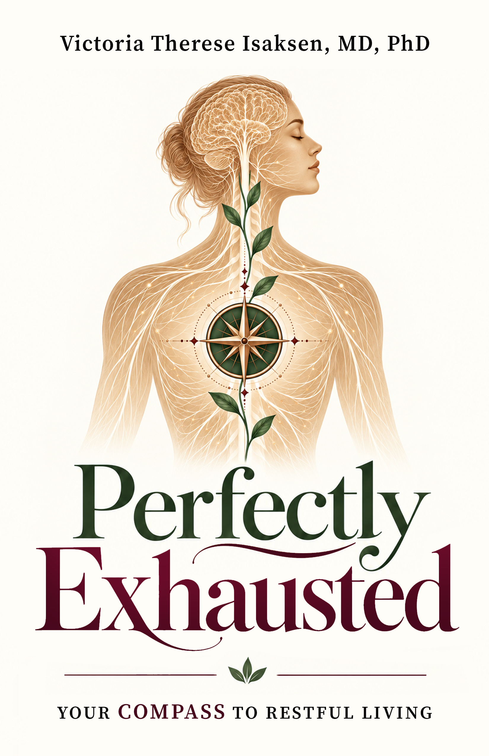 Perfectly Exhausted — Book Cover by Victoria Therese Isaksen