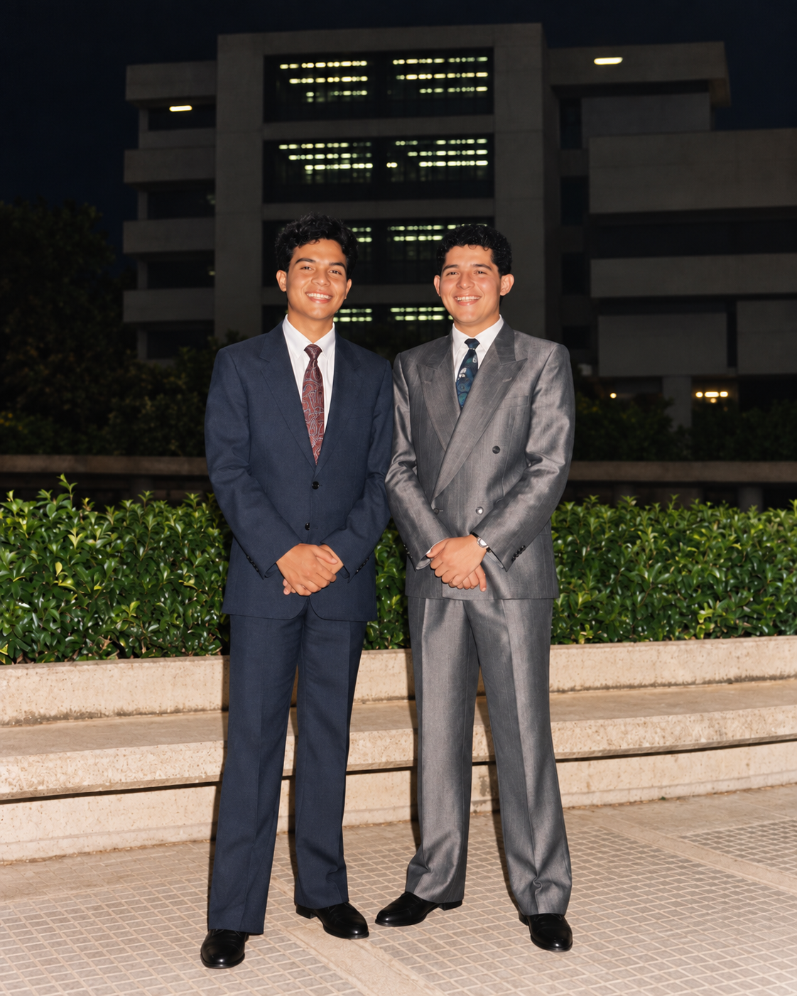 Ysaac y Daniel Coronado Morales en Caracas, circa 1992
