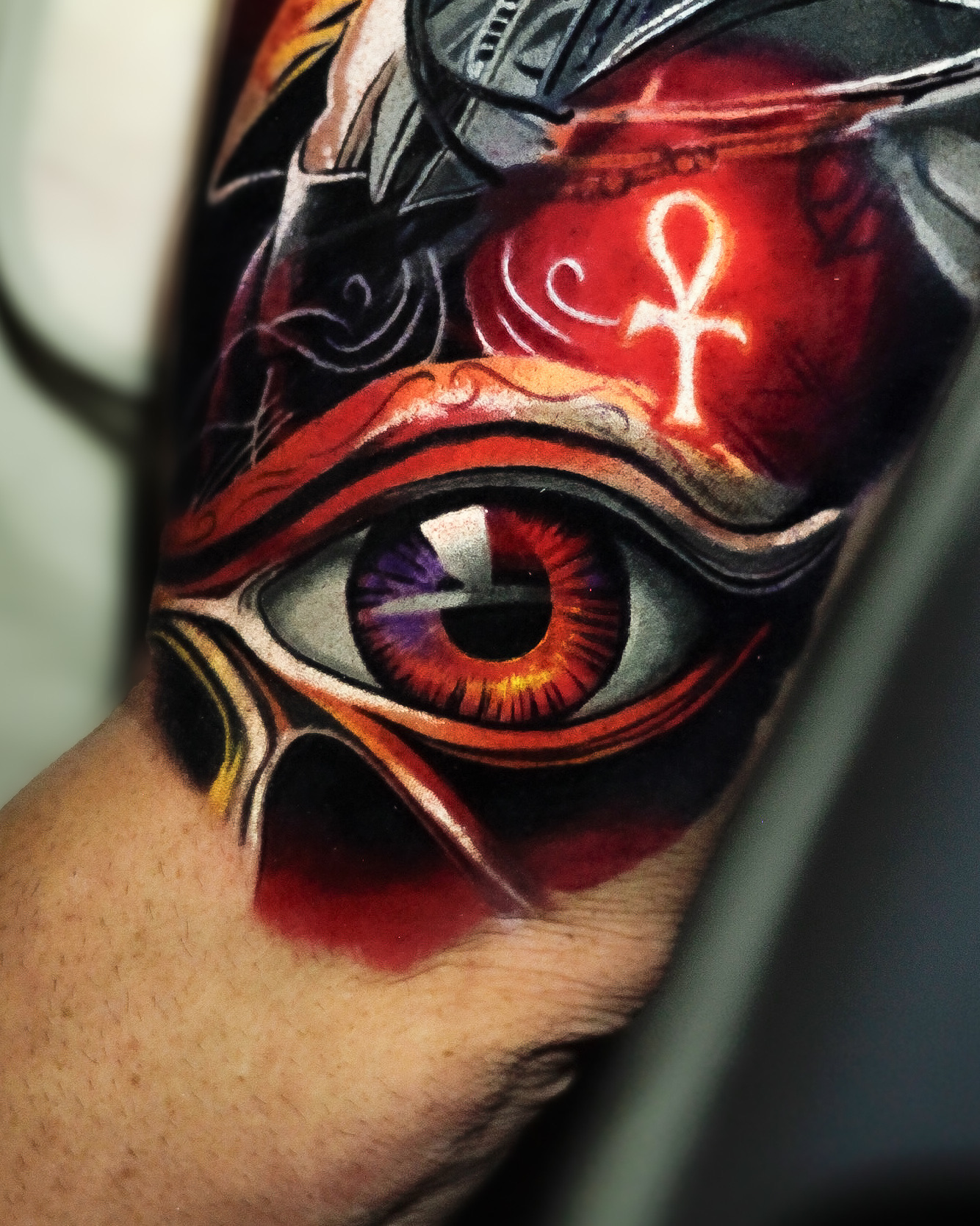 Ojo místico & Ankh