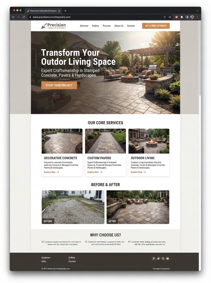 Precision Concrete & Pavers