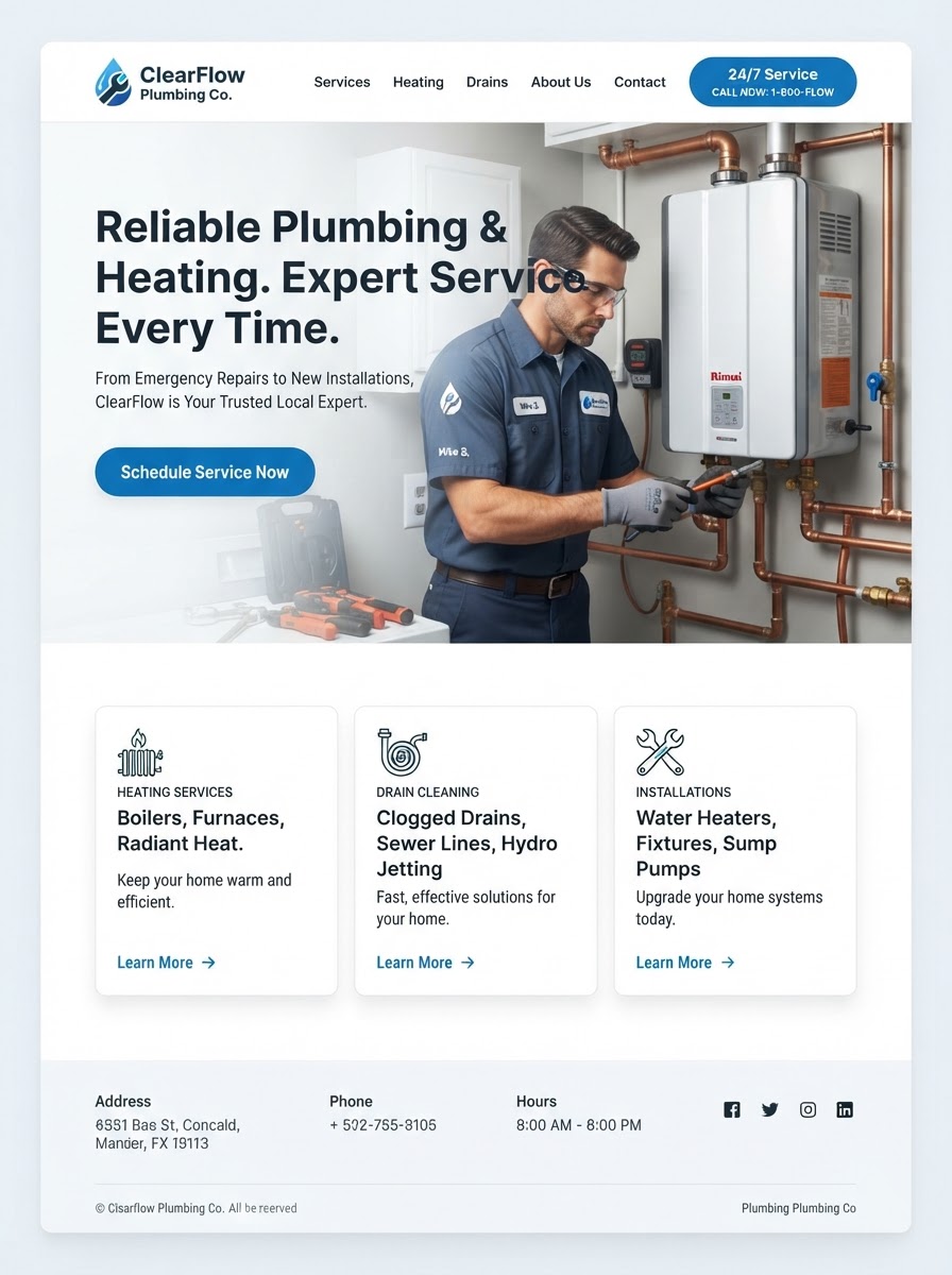 ClearFlow Plumbing Co.