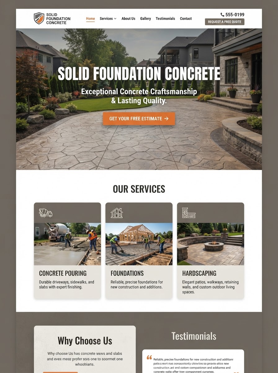 Solid Foundation Concrete