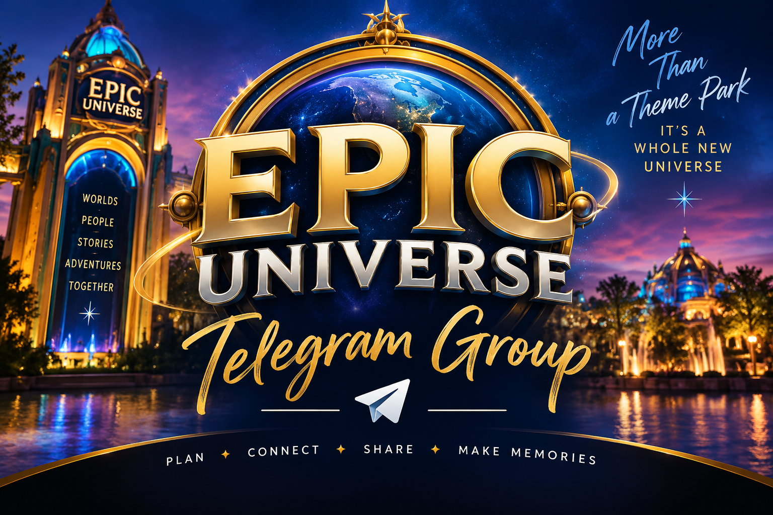 Epic Universe Telegram Group: More than a theme park, it's a whole new universe