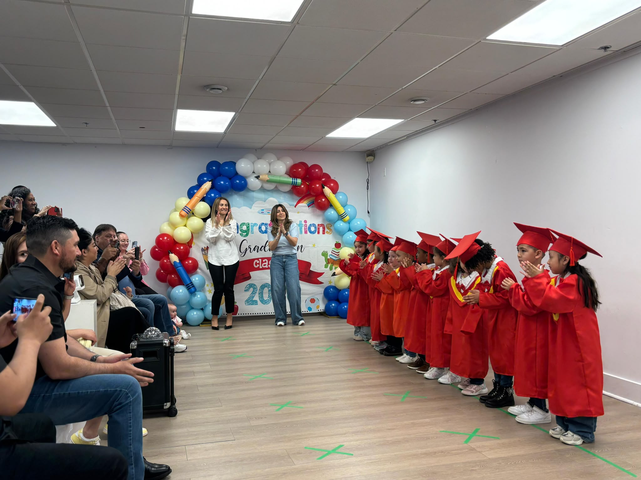 Grande fête de fin d'année avec les familles