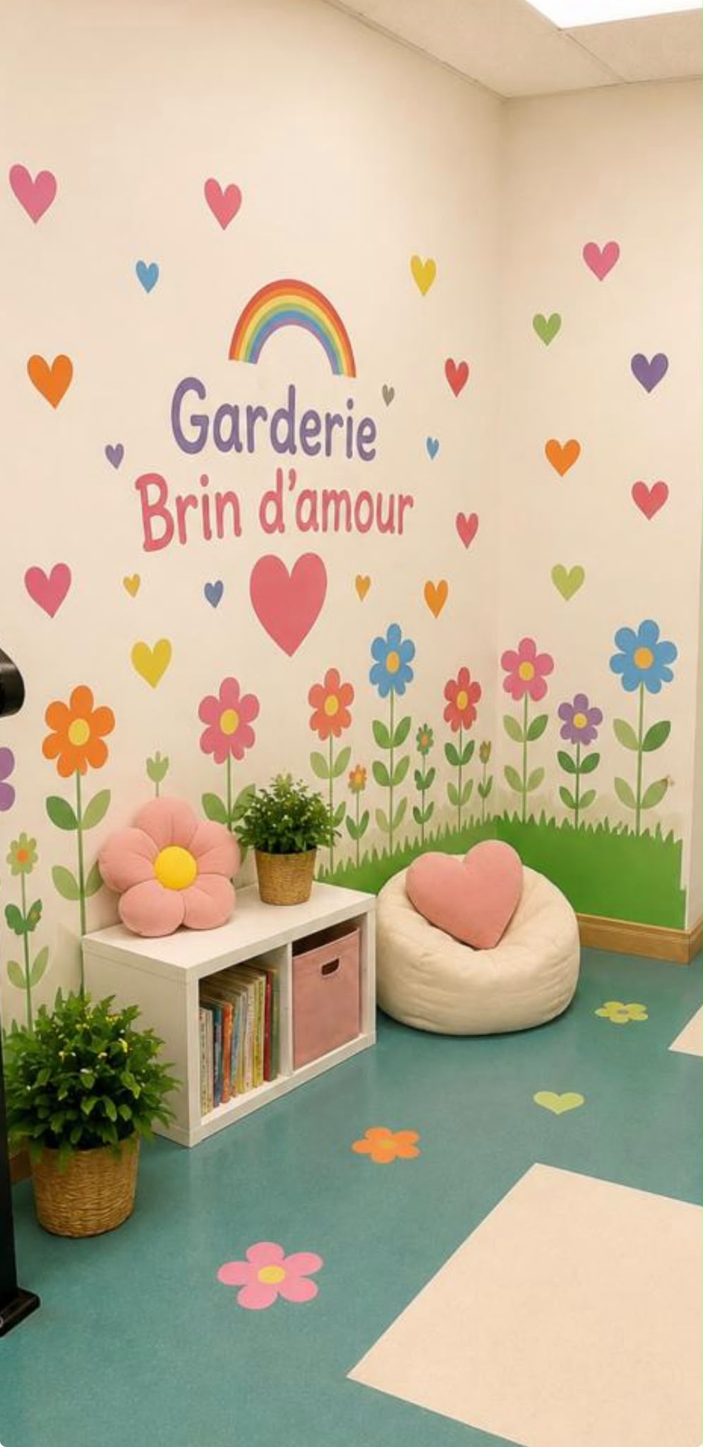 Espace d'accueil et coin doux Brin d'Amour