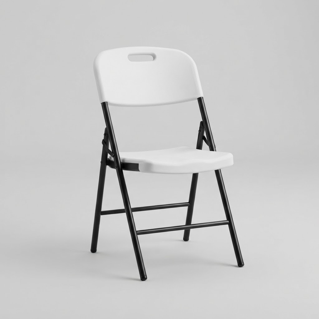 White Folding Chair