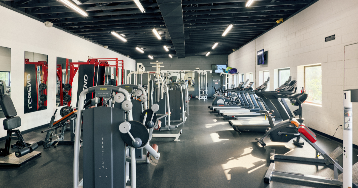 Training and cardio floor at Olympia Athletic Club