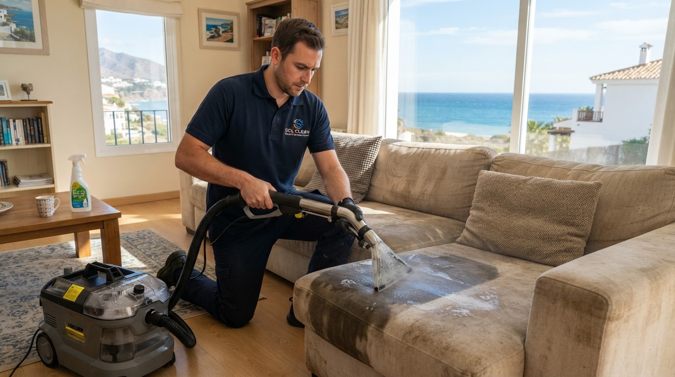 Sofa & upholstery cleaning in Madrid: leather care and waterproofing