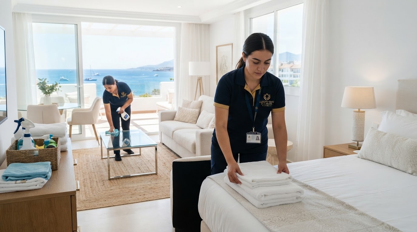 Checklist de limpieza Airbnb en Marbella: lo que no puede faltar entre huéspedes