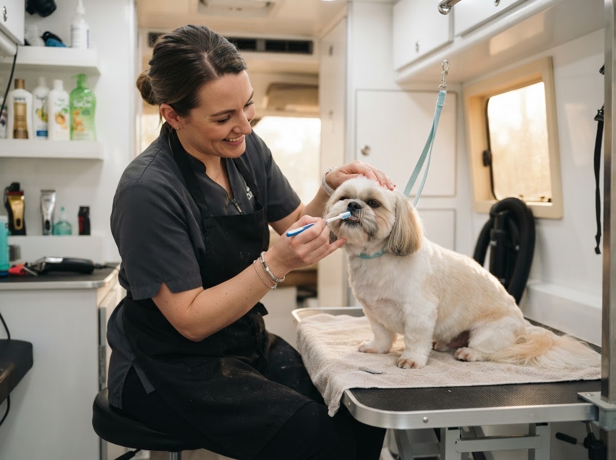What Does Basic Teeth Cleaning During Pet Grooming Mean?