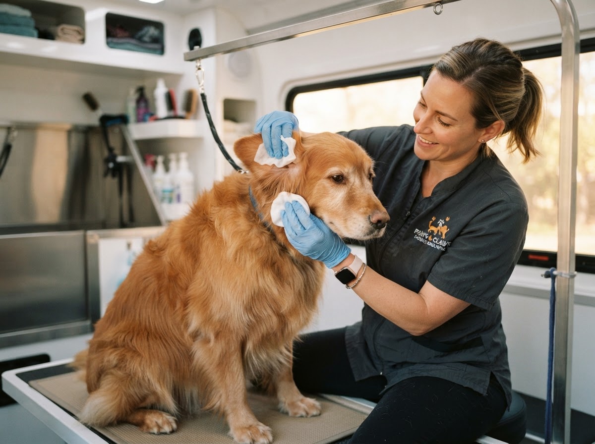 What Does Grooming-Related Ear Cleaning Include?