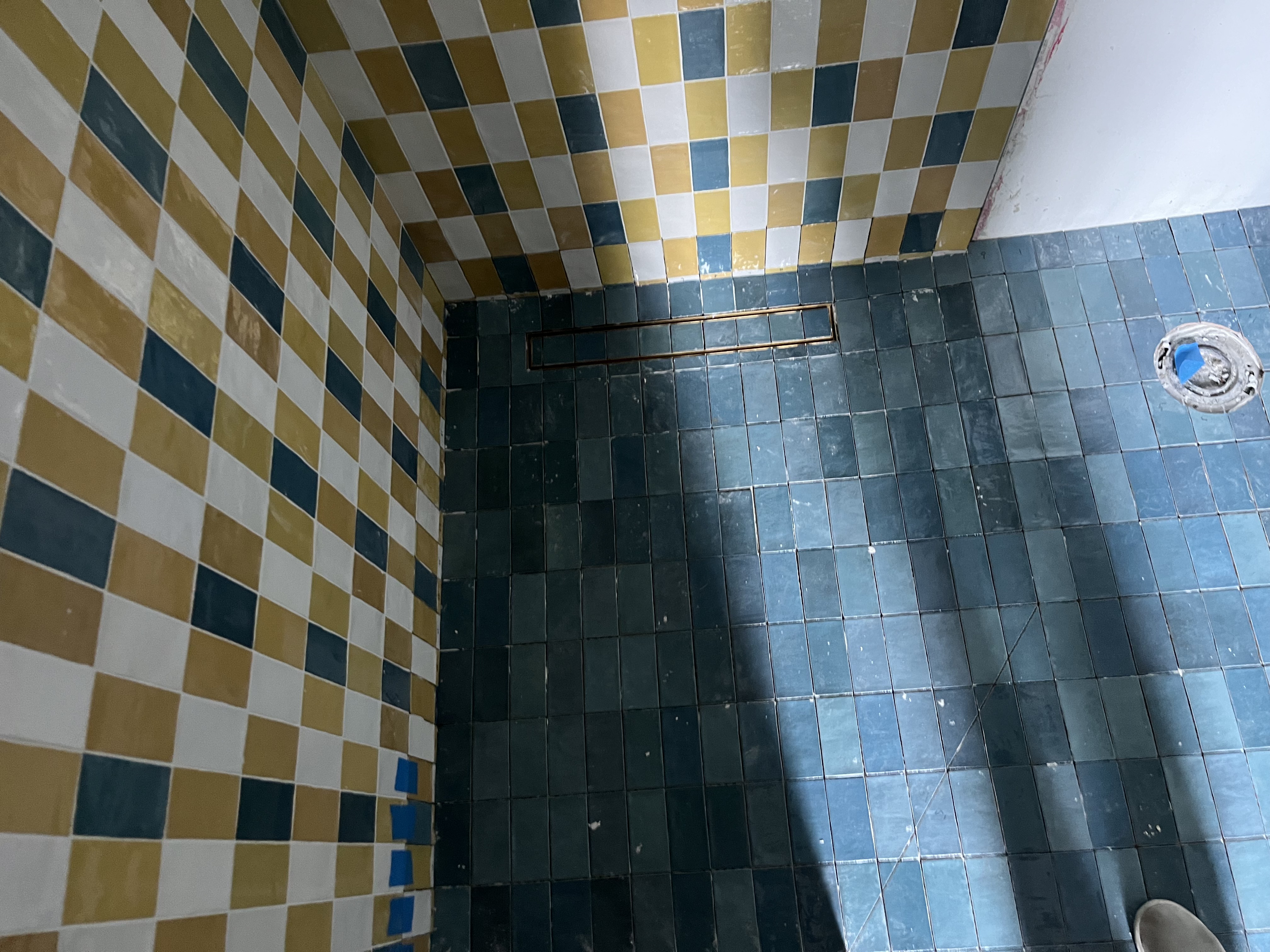 Tile Floors project completed by Davenport Tile