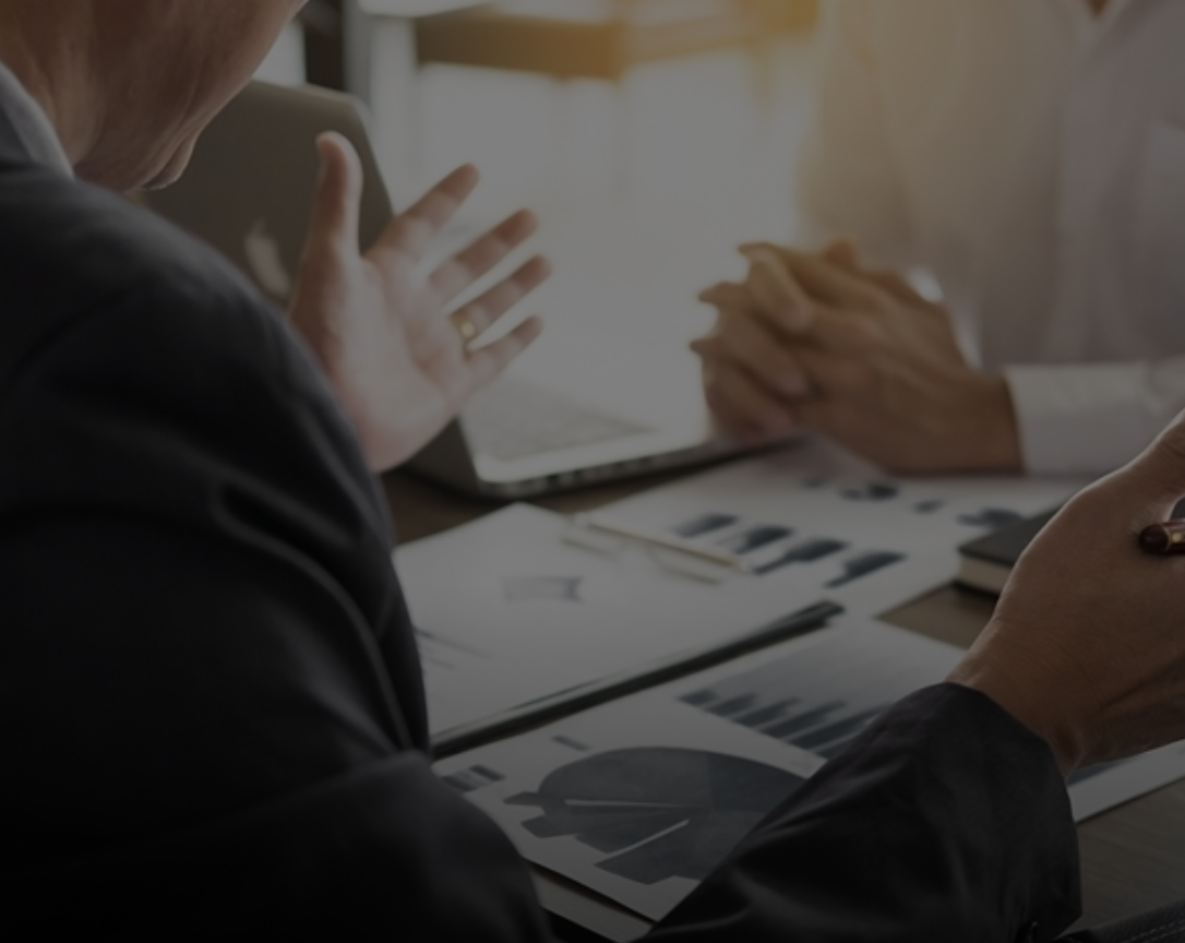 Executive collaboration and business discussion