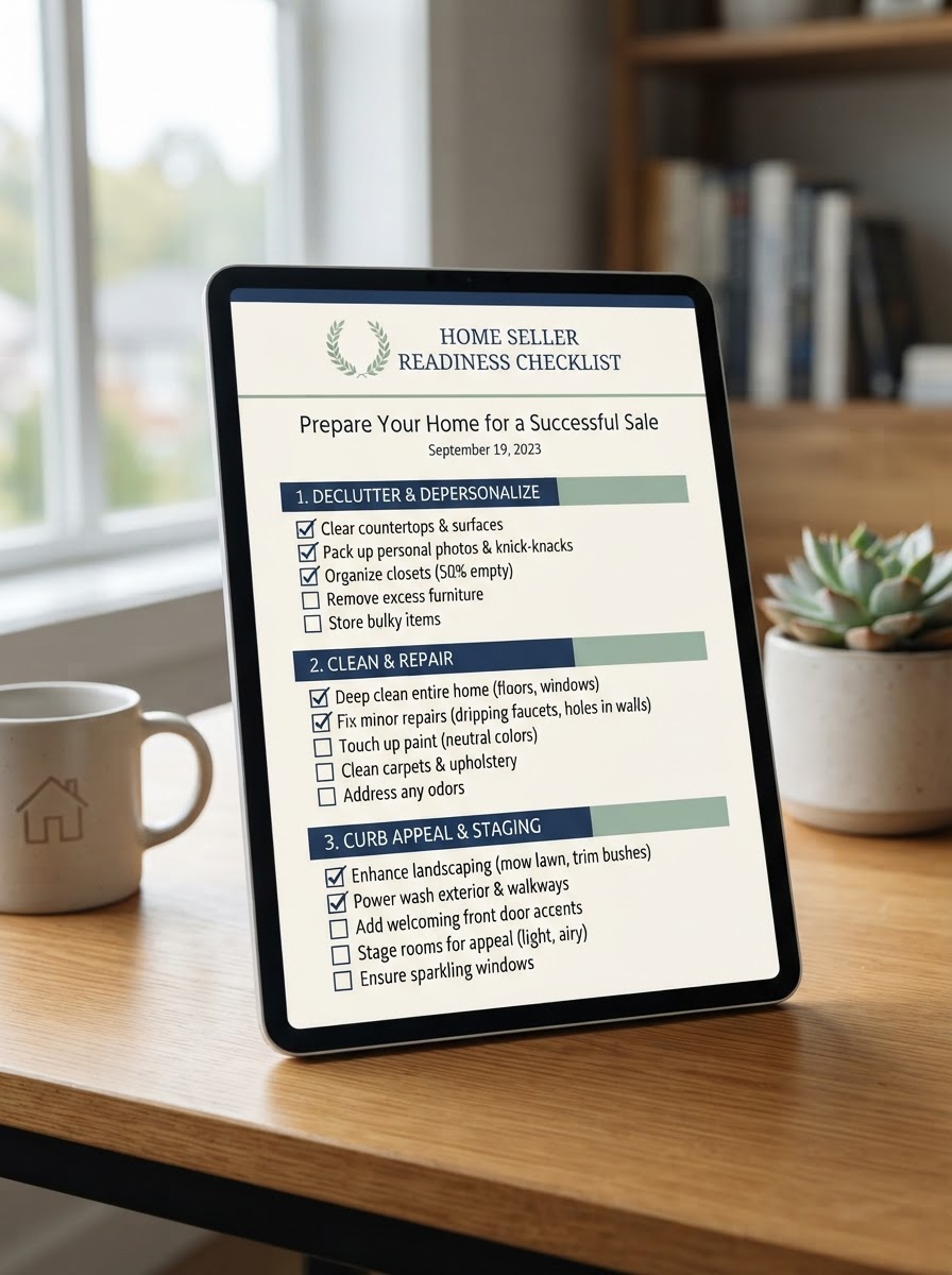 Home Seller Readiness Checklist mockup