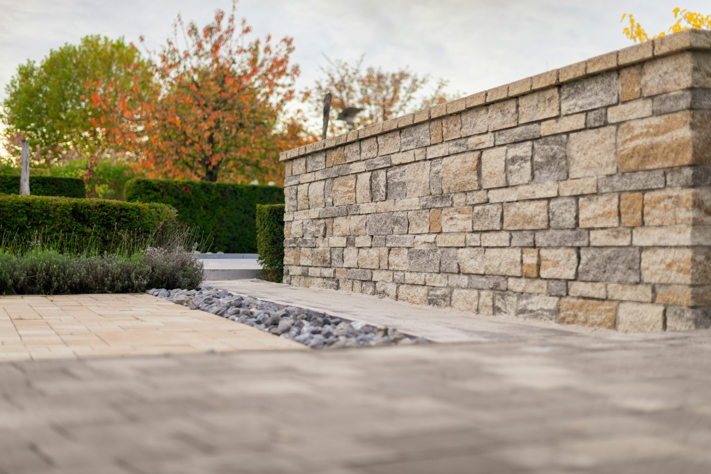 Landscape and hardscape paver patio design