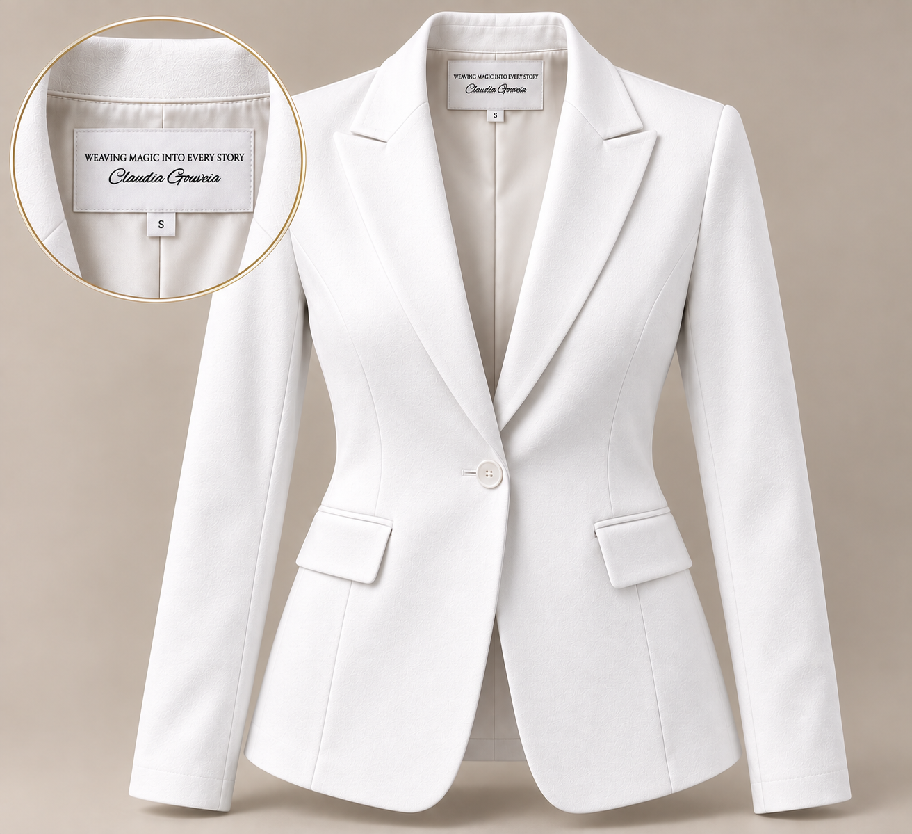 Tailored Signature Blazer — Claudia Gouveia signature merchandise