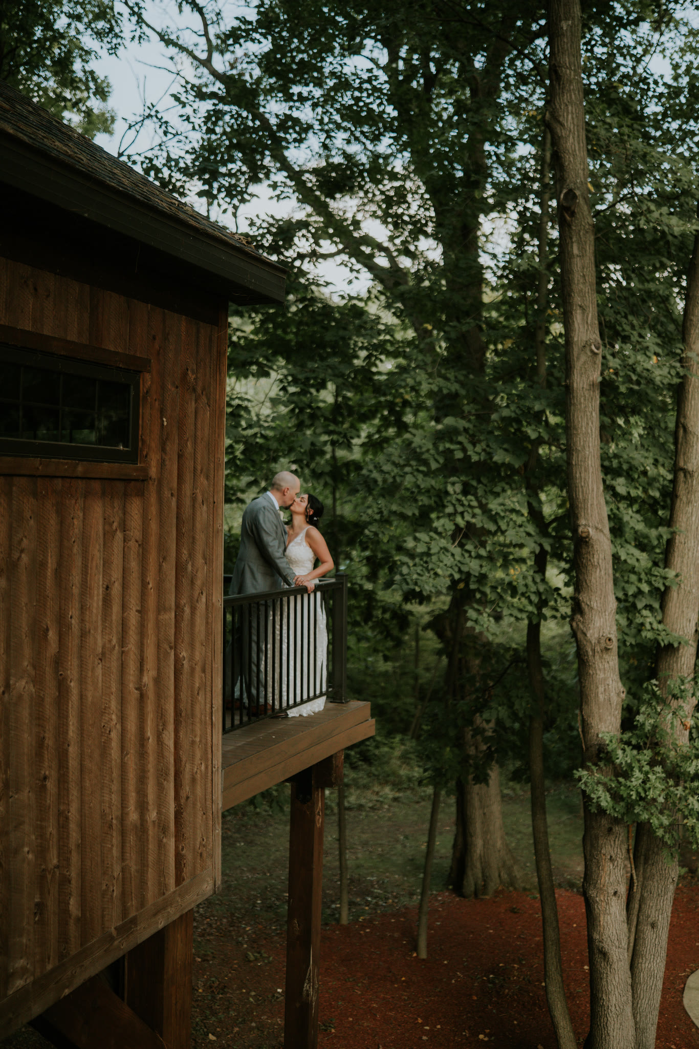 Wedding portrait of the couple together