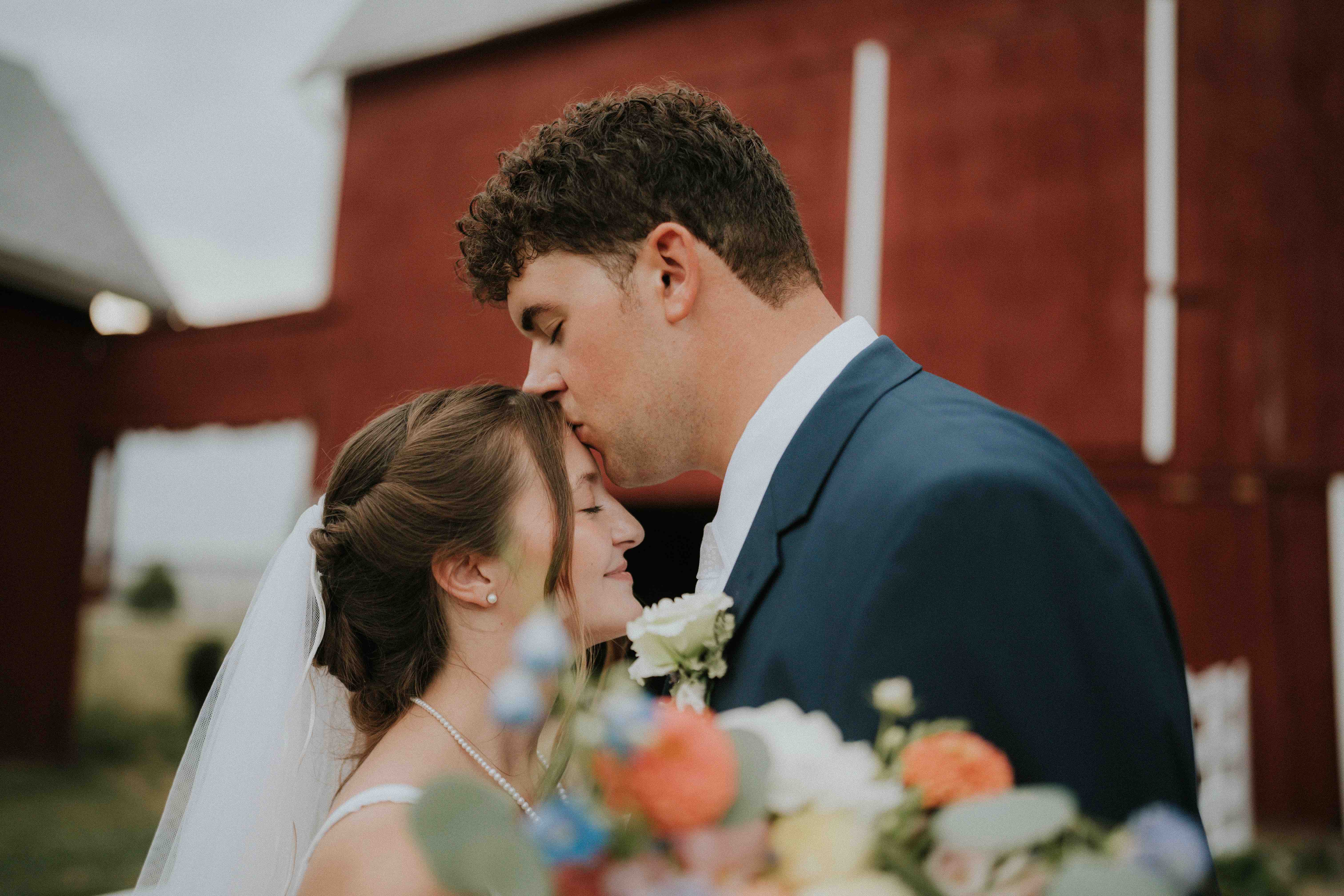 Mariam and Brendan wedding at The Red Barn
