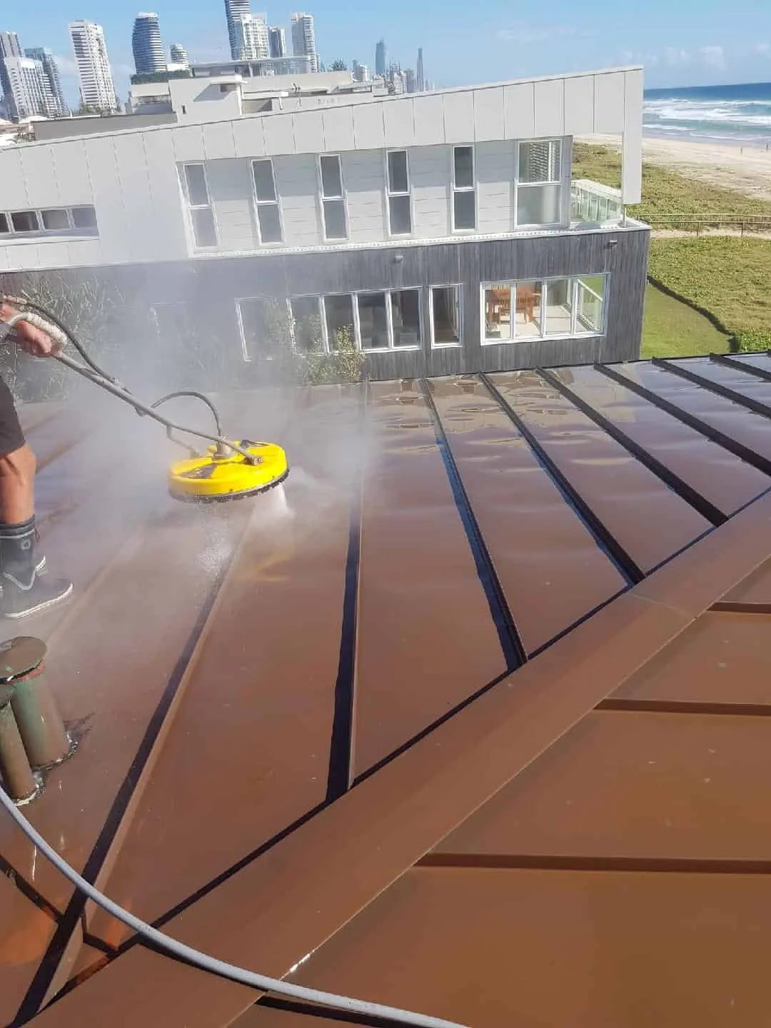 Metal Roof Rotary Surface Clean