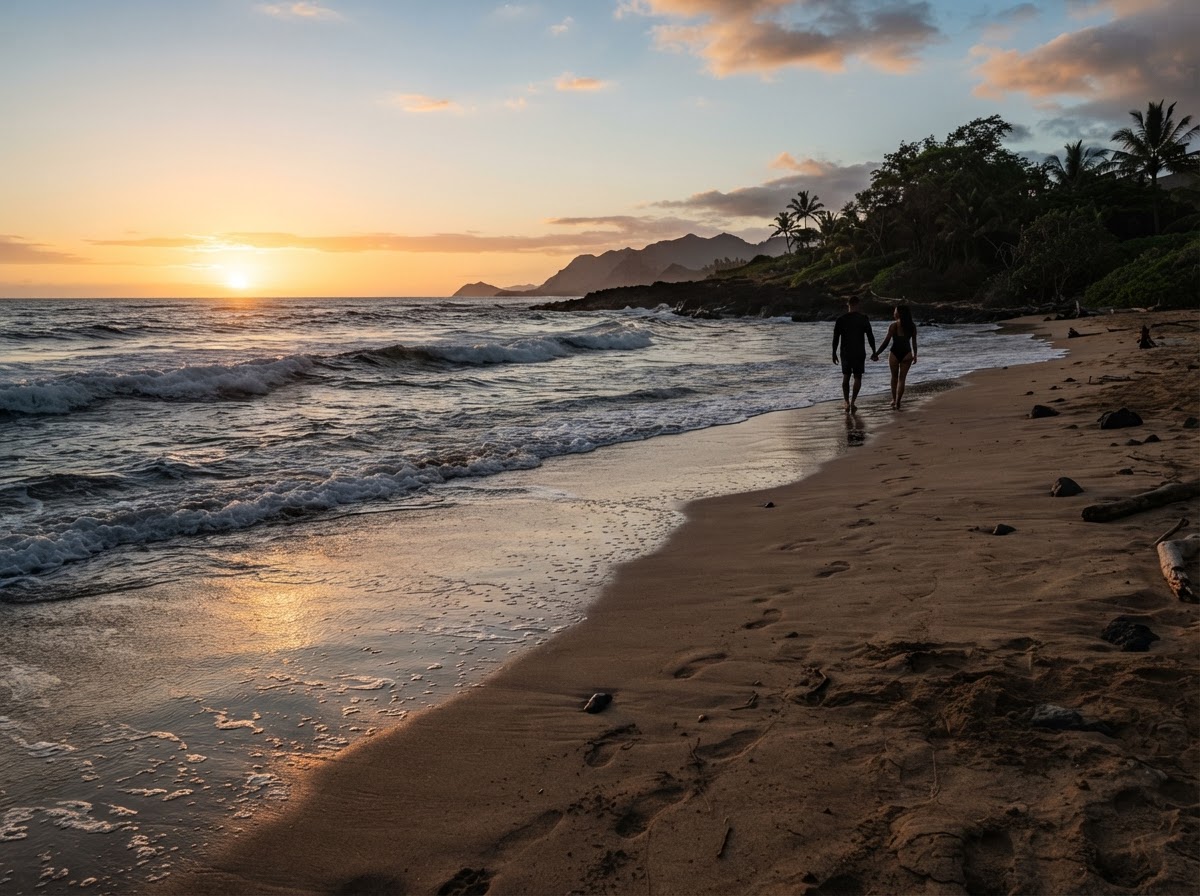 The Best Oahu Beaches for a Sunset Wedding