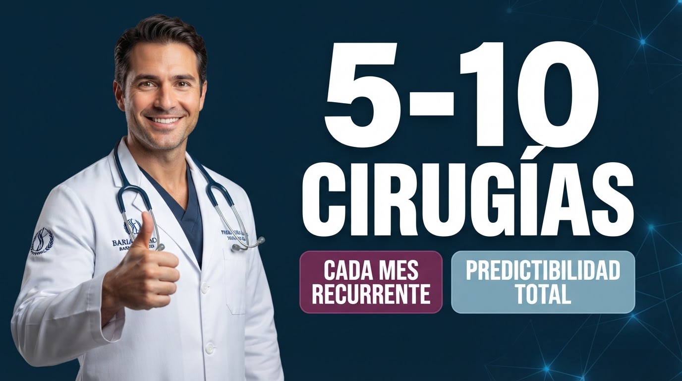 5-10 Cirugías al Mes Para un Cirujano Bariatra