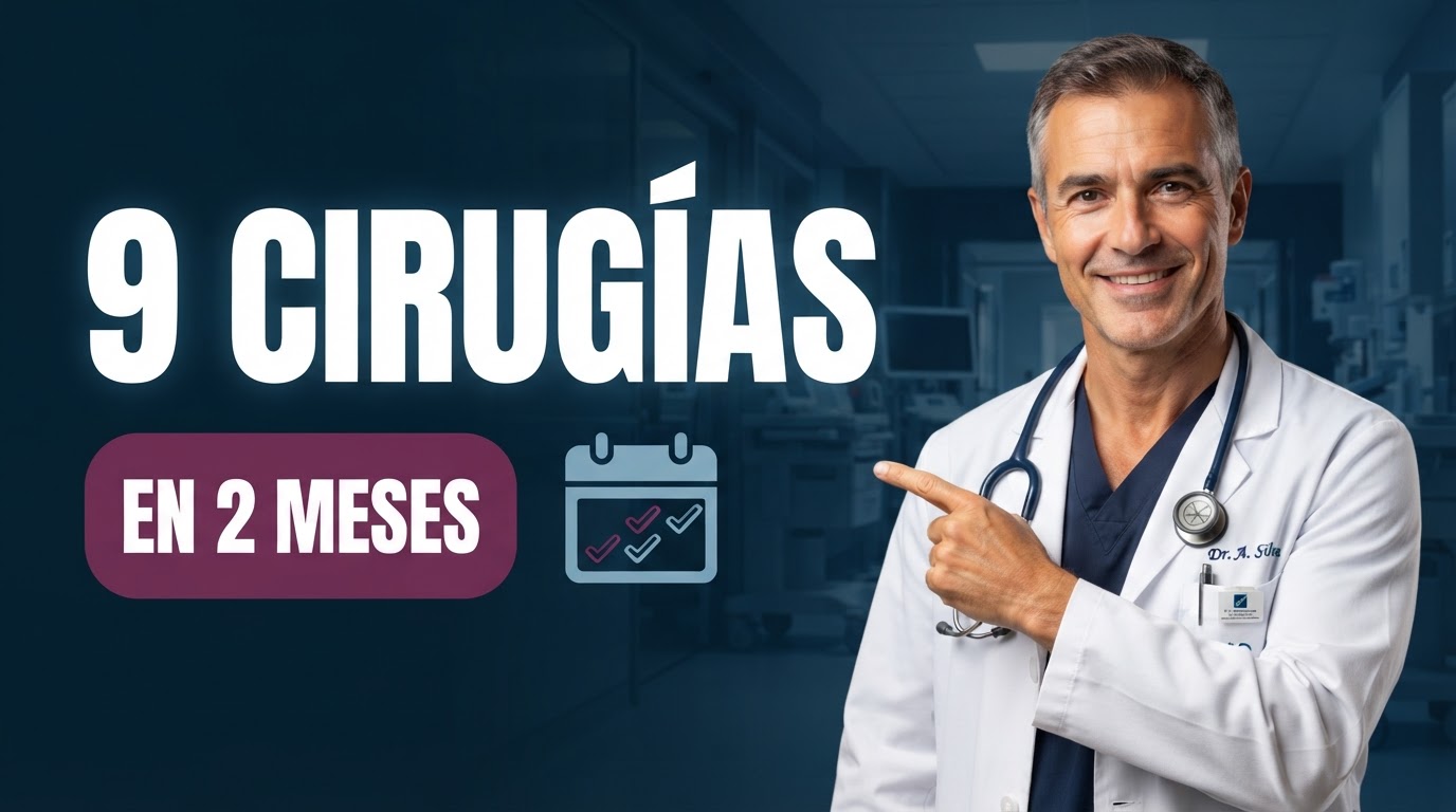 9 Cirugías en 2 Meses Para Un Cirujano Bariatra