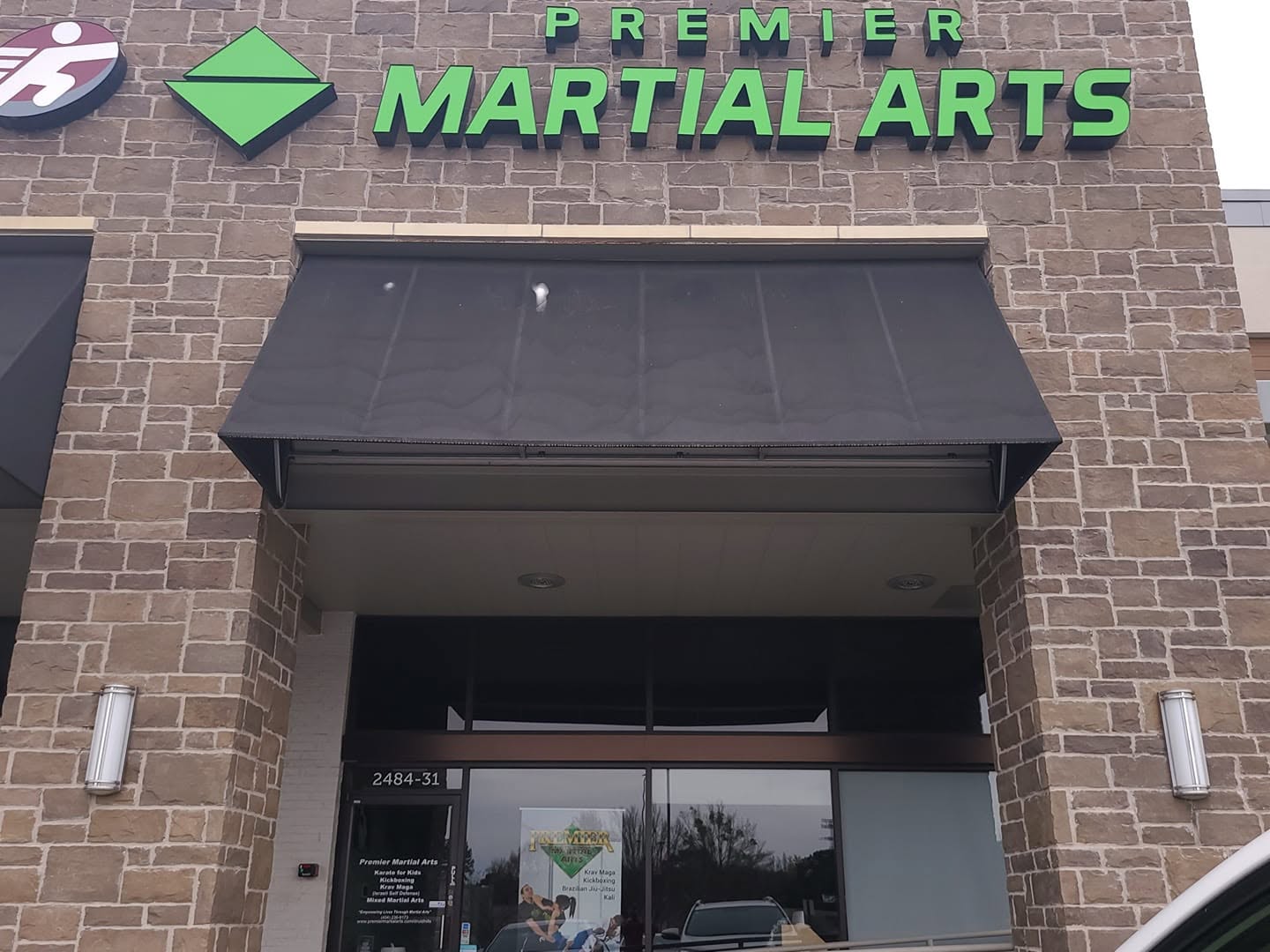 Premier Martial Arts Decatur exterior storefront at 102 Sams St