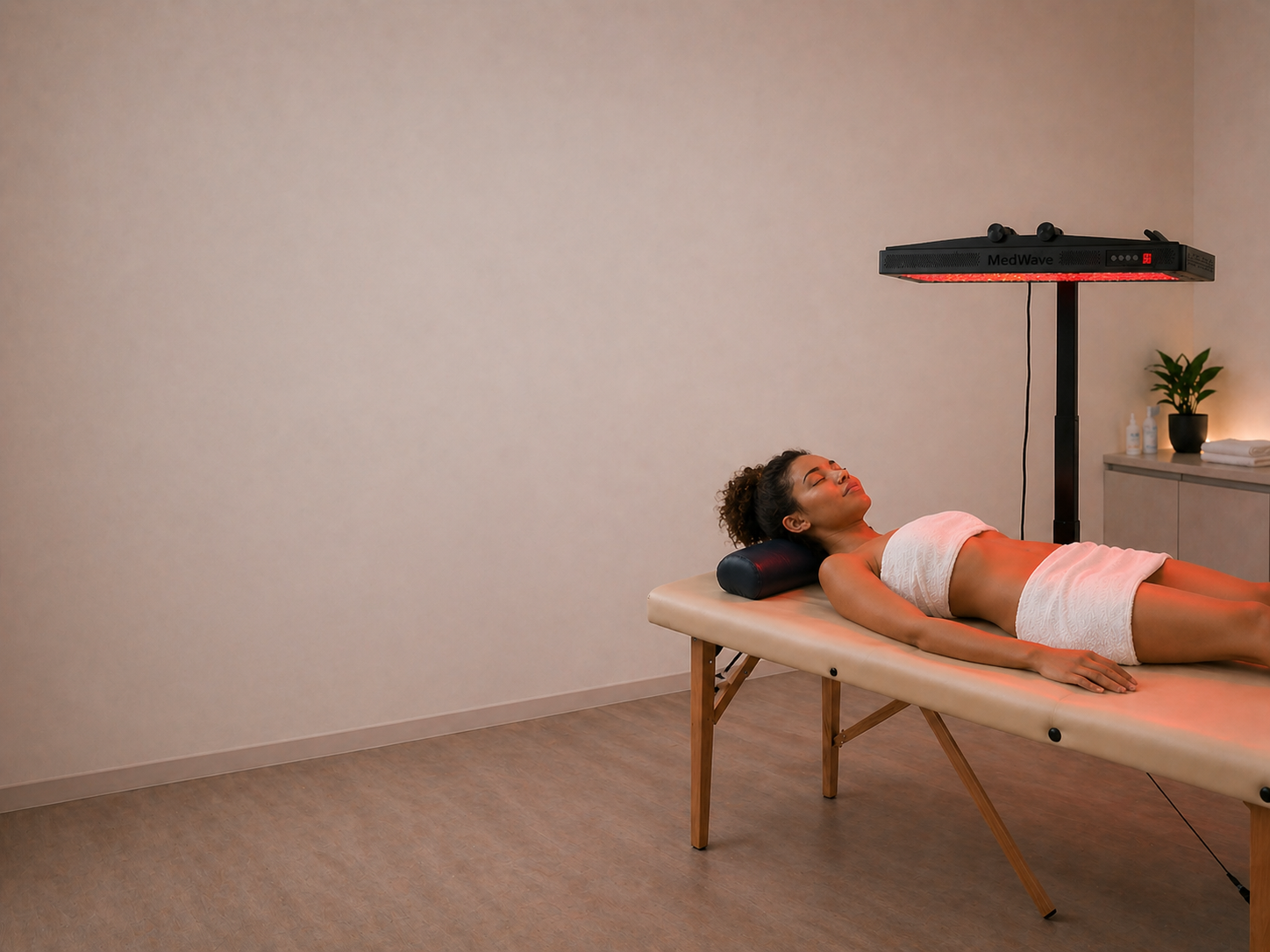 Relaxing Medical-Grade Red Light Therapy Treatment Bed