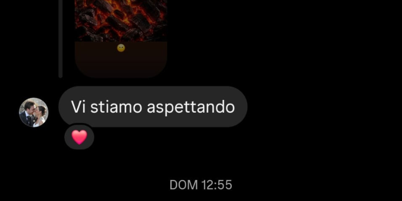 Commento chat: Vi stiamo aspettando