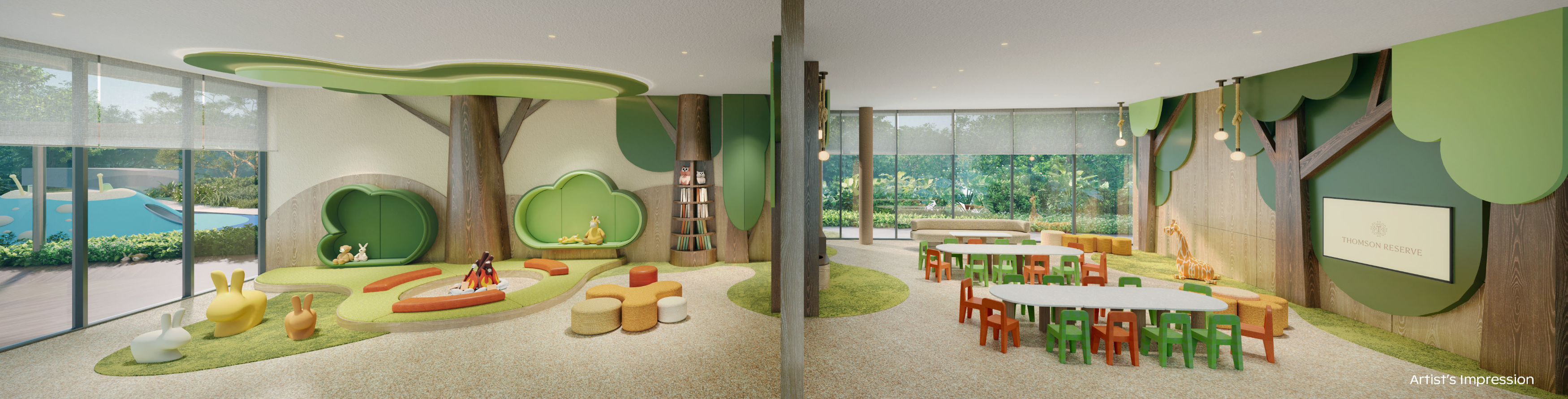 Indoor Play Pavilion & Garden Terrace