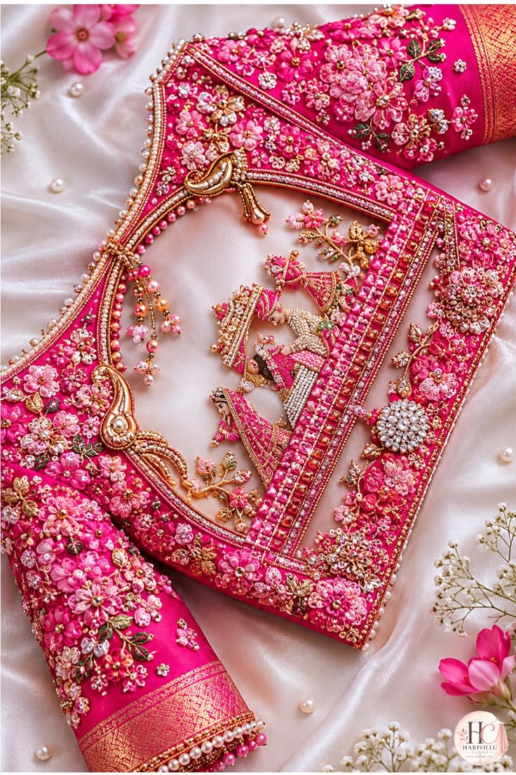 Bridal Vivaha Muhurtham Aari Embroidery Blouse