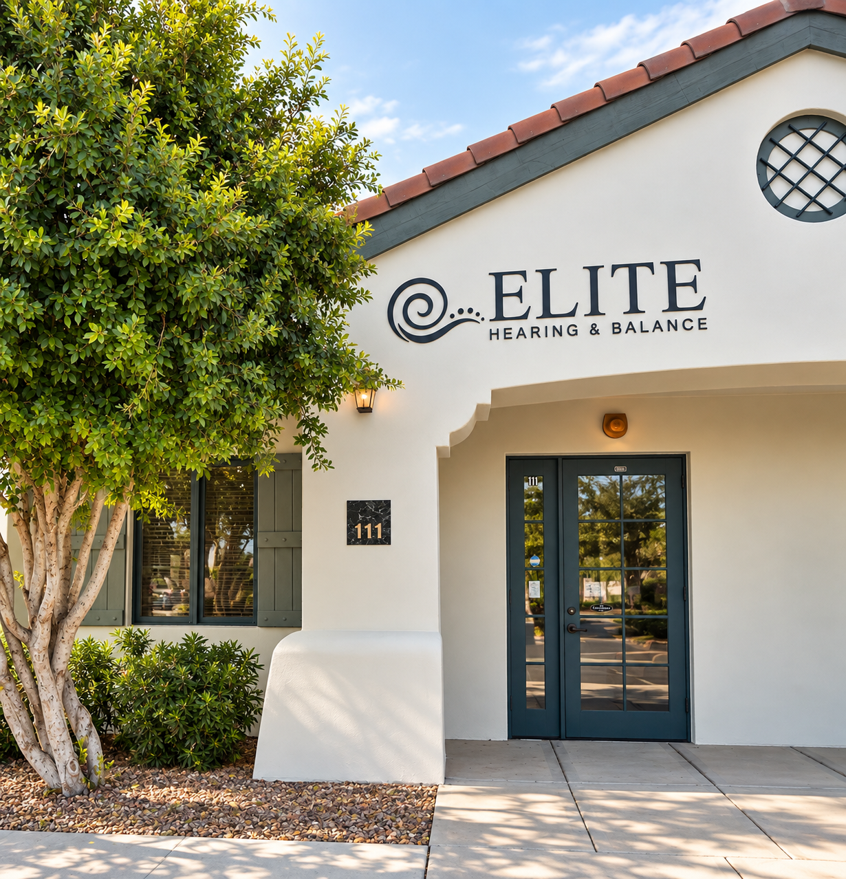 Elite Hearing & Balance Clinic Exterior Entrance Suite 111