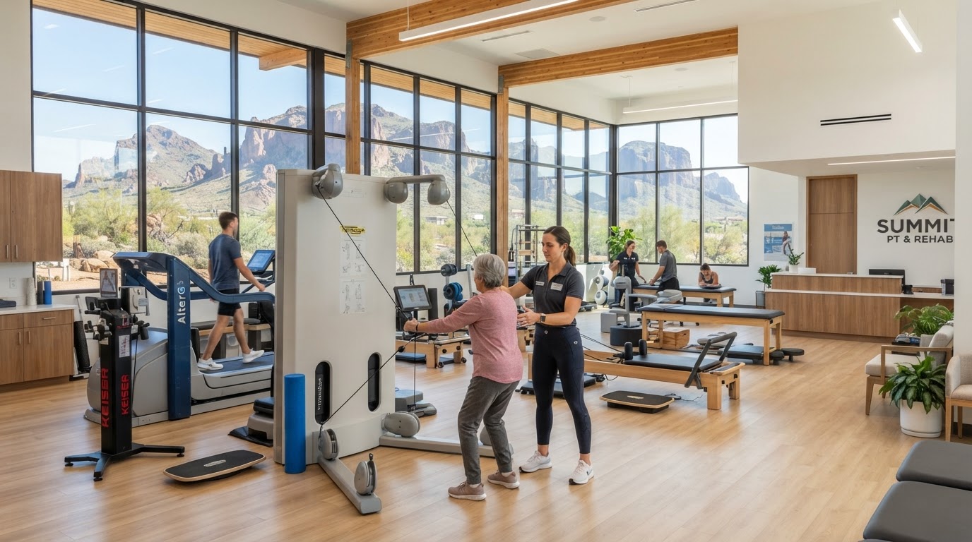 High Desert Physical Therapy clinic interior