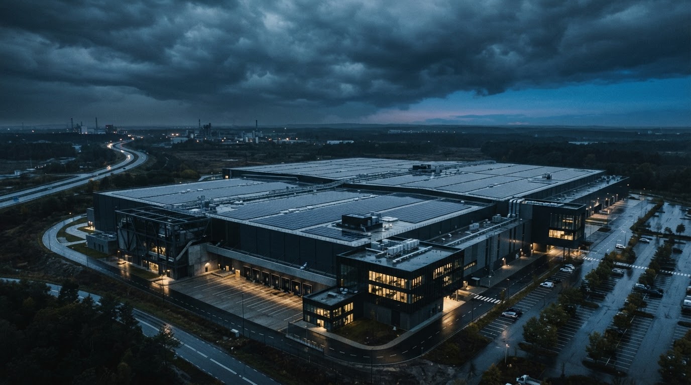 Instalación solar comercial a gran escala
