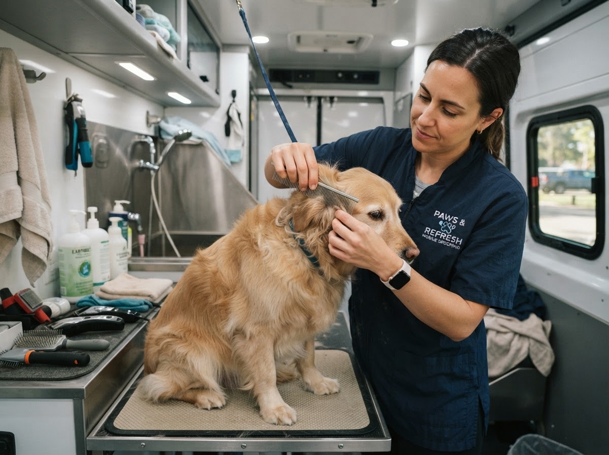 What De-Matting Means in a Grooming Appointment