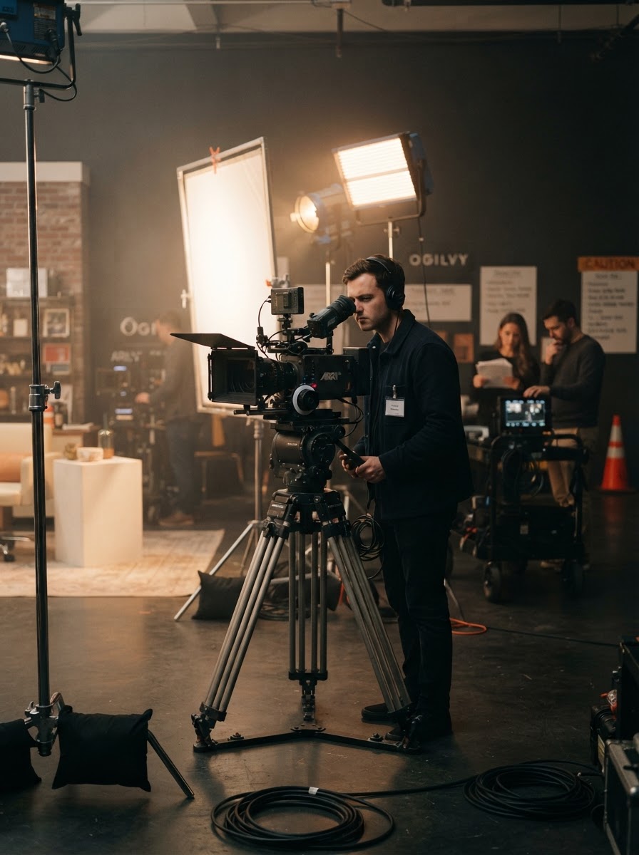 Producción audiovisual Click Clack — set de rodaje