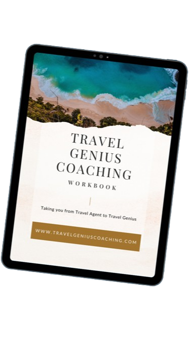 Travel Genius Coaching Workbook on Tablet
